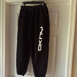 DKNY Black Joggers with White Branding